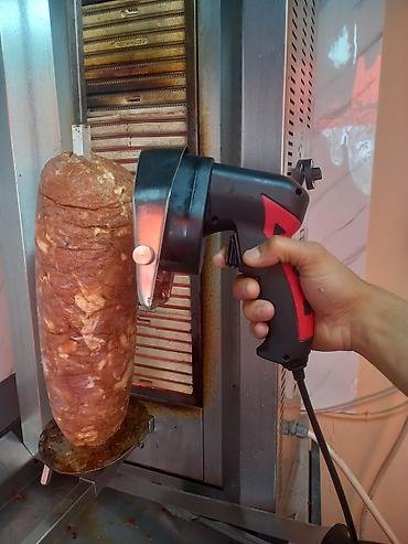 2 el doner bicagi: Salam az işləb Elektrik dönər kəsən bıçaq - Peşəkar dönər, shawarma — 1