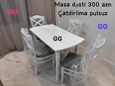 300: Kvadrat masa, Qonaq otağı üçün, 4 nəfər — 3