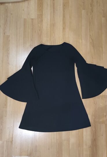 waikiki crna haljina: M (EU 38), bоја - Crna, Večernji, maturski, Drugi tip rukava