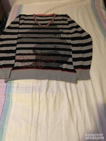 Duksevi: Jako kvalitetan Zara džemper, kao nov, L veličina, 100% cotton, sive — 13
