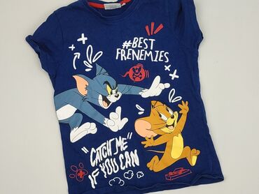 koszulka z traktorem dla chłopca: Koszulka, Disney, 7 lat, 116-122 cm, stan - Bardzo dobry