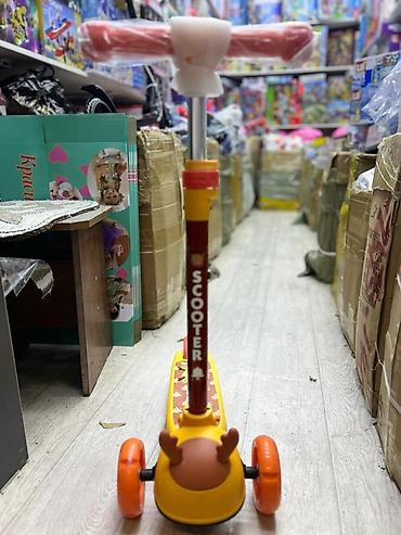 Детские самокаты: Детский самокат, Трёхколёсный — 76