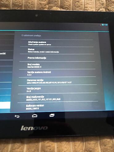 Lenovo: Lenovo tablet – crni - Ekran: oko 10 inča, širok format — 7