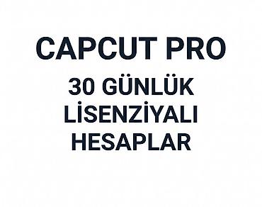 program teminati: CapCut Pro üçün 30 günlük lisenziyalı hesab. Video montajı və kontent — 1