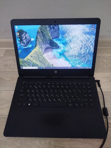 компьютер для офиса: Ноутбук, HP, 4 ГБ ОЗУ, Intel Celeron, 14 ", Для несложных задач, память SSD