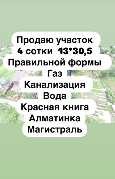 алматинка магистраль карта: 4 соток, Для строительства, Красная книга, Тех паспорт