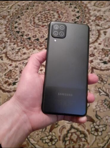Samsung: Samsung Galaxy A12, 32 GB, rəng - Qara, Sensor, Barmaq izi, İki sim kartlı