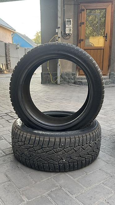 explorer kallio 50: Шины 225 / 45 / R 18, Зимняя шипованная, Б/у, Пара, Легковые, Nokian — 1
