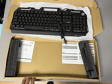 pubg klavye mouse: YINDIAO V2 oyun klaviaturası - Tam ölçülü, rəqəm bloklu USB — 1