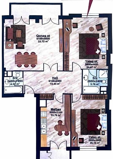 сдам гараж: 3 комнаты, Новостройка, 137 м² — 6