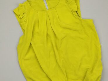 beżowa bluzki z krótkim rękawem: Блуза жіноча, River Island, L, стан - Дуже гарний