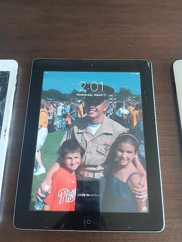 Apple ipad 1 ve 2 - 2 ededhamsi ishlekdi .2de shushe girilib (sensor