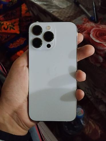 IPhone 13 Pro, Б/у, 128 ГБ, Серебристый, 87 % at lalafo.kg IPhone 13 Pro, Б/у, 128 ГБ, Серебристый, 87 %