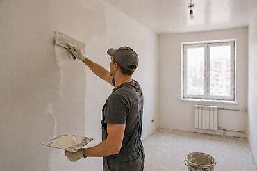Штукатурка, шпаклевка: Шпаклёвка и выравнивание стен/потолков под покраску и обои - Полный — 1
