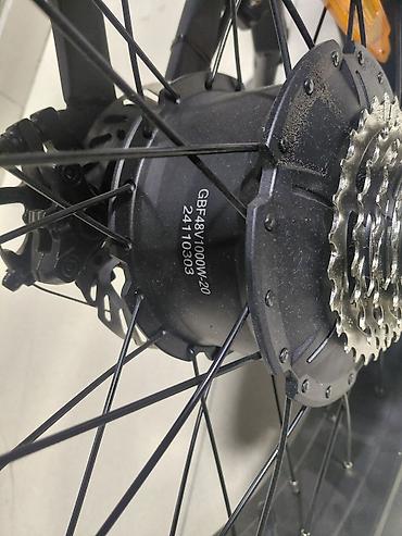 Электровелосипеды: Электровелосипед fat-bike с мощным задним мотором и большой батареей — 2