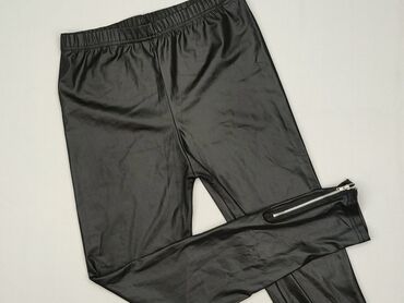 versace legginsy: Legginsy Ze skóry ekologicznej damskie, rozmiar S