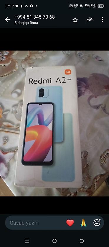 redmi mi a2 lite qiymeti: Xiaomi 32 GB, rəng - Mavi, 
 Barmaq izi — 1