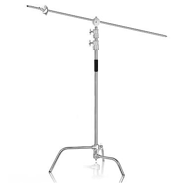 mikrofon mini: C-Stand + Polad Durna Dayağı 330 sm (Boom Arm 120 sm, Grip Head Set) — 1