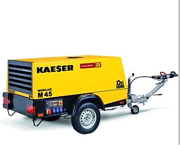 oksigen balonu icarə: KAESER Mobilair M45 mobil kompressor - Brend/model: KAESER Mobilair — 1
