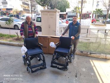 Tibbi geyim: Məhsul: Elektriklə işləyən əlil arabası (kompakt, qatlanan model)