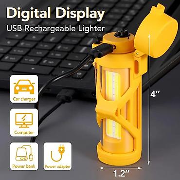 video çəkən: USB ilə doldurulan ikili arklı alışqan və fənər – çoxfunksiyalı — 3
