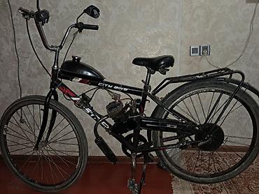 velosiped diski: Benzin mühərrikli velosiped – City Bike tek problemi arxa disk — 1