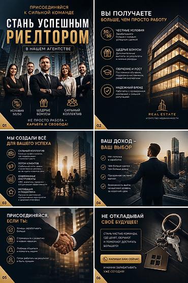 Работа: Нужны риелторы в агентство недвижимости! - Условия дохода: 50/50 от — 2