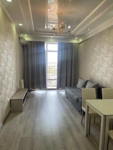 эмарк жибек жолу: 2 комнаты, 54 м², Элитка, 9 этаж, Евроремонт