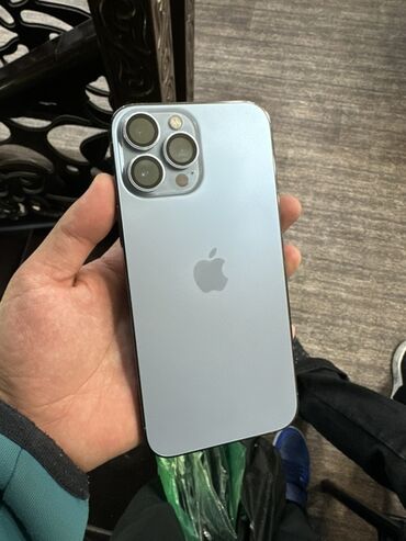 поко х6 про 12256: IPhone 13 Pro Max, Колдонулган, 128 ГБ, Sierra Blue, Каптама, Коргоочу айнек, 82 %