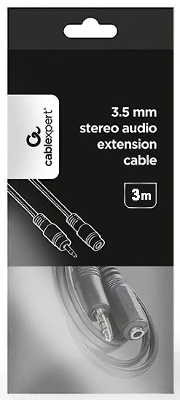 Kablovi za telefone: CabloExpert 3.5 mm stereo produžni audio kabl – 3 m - Tip konektora — 2