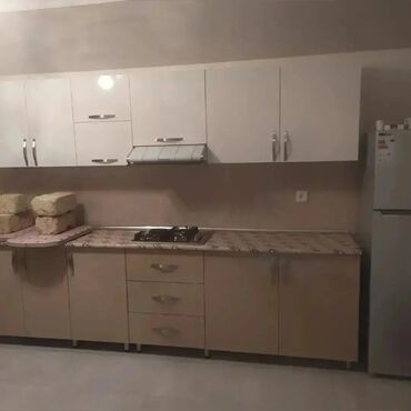 Sifarişlə mətbəx mebeli: Sifarişlə mətbəx dəsti, Özü çəkən petlələr, Mat laminat, Kredit yoxdur, Pulsuz çatdırılma — 9