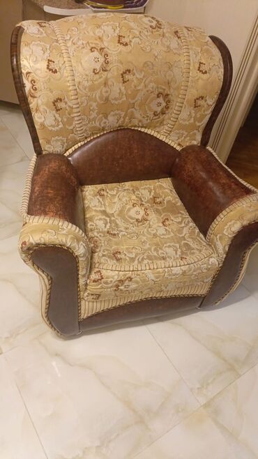 диван в стиле барокко: Kreslo, Dəri, Çatdırılma yoxdur