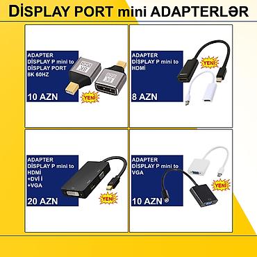 mini kompüter: DisplayPort mini Adapterlər/Konverterlər (Çeviricilər) ⭐Display Port — 1