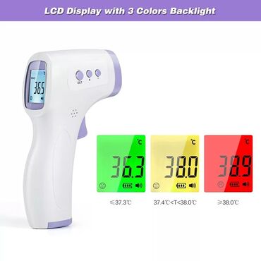 uşaq termometrləri: Təmassiz tibbi termometr insan üçün qizdirma ölçmək üçün lazer