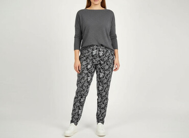 Women's Pants: Material trousers for women, size S