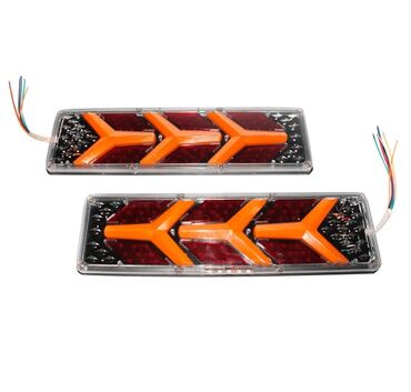 Передние фары: Светодиодные задние фонари для авто/прицепов Функции в одном корпусе — 9