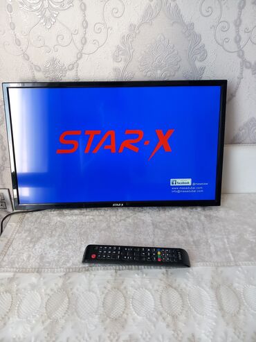 Audio: STAR-X markalı televizor, ev əyləncəsi üçün əla seçimdir. Qara rəngli