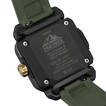 Аксессуарлар: Casio Pro Trek PRW-6900Y-3 — это премиальные мужские наручные часы из — 6