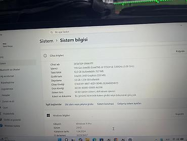 ekran kartı 3060: MSI Modern 14 B11MO noutbuku Texniki göstəricilər: - Prosessor: 11-ci — 1