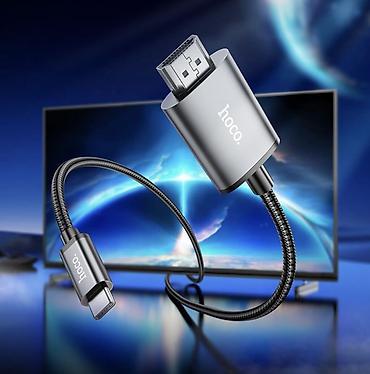 hdmi micro usb: UA27, видео кабель Type-C на HDTV, поддержка 4K 30Hz, длина 2м 1 — 2
