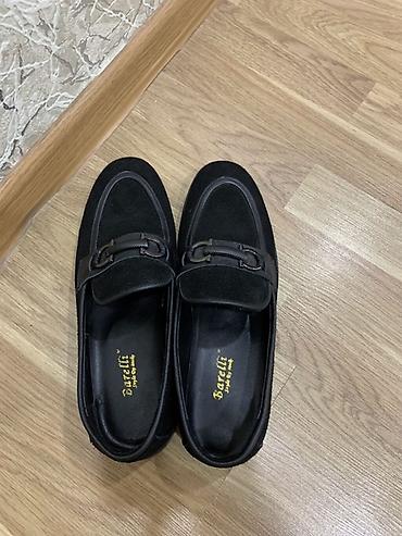 lofe: Məhsul: Kişi loafer ayaqqabısı – Barelli - Rəng: Qara - Material: Üst — 1