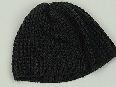 czarne czapki: Czapka, stan - Dobry