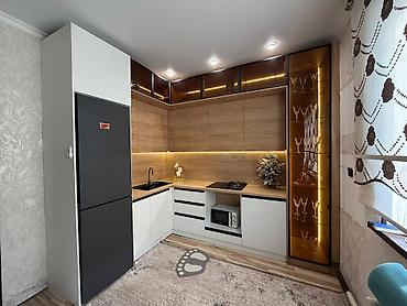Эмерек кызматтары: Буйрутмага ашкана топтому, Боёлгон МДФ, 7–14 күн, Акысыз жеткирүү, Кепилдиги, Дизайн, долбоор, Орнотуу, чогултуу — 1