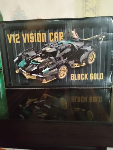 аккумулятор для детской машины: Конструктор V12 Vision Car — Black Gold - Тематический набор для