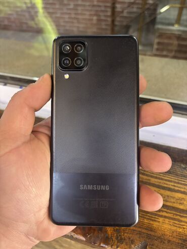 samsung a01: Samsung Galaxy A12, 64 GB, rəng - Qara