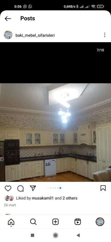 Sifarişlə mətbəx mebeli: Sifarişlə mətbəx dəsti, MDF — 9