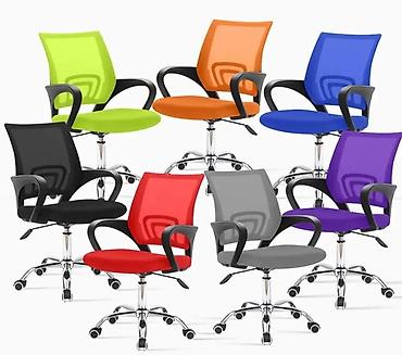 Ofis və oyun kresloları: Yeni, Təkərli, Qolları tənzimlənmir, Parça — 7