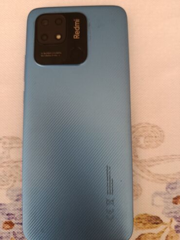 Redmi 10C, 64 ГБ, цвет - Голубой, Сенсорный, Отпечаток пальца, Face ID