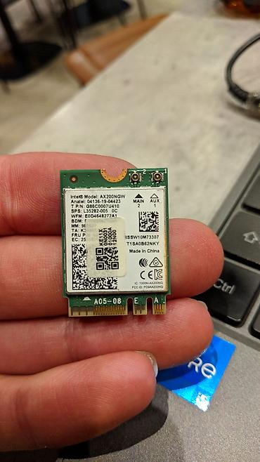 Модемы и сетевое оборудование: Intel AX200NGW — модуль беспроводной связи для ноутбуков (форм‑фактор — 1