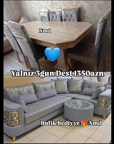 reception is elanlari: Masa və oturacaq dəstləri — 1